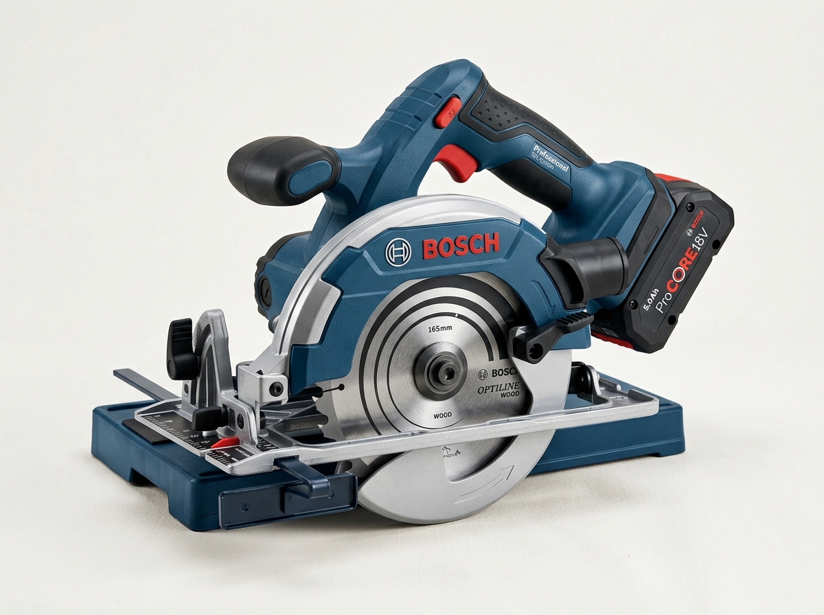 Bosch Professional GKS 18V-57 G batteridriven cirkelsåg för styrskena