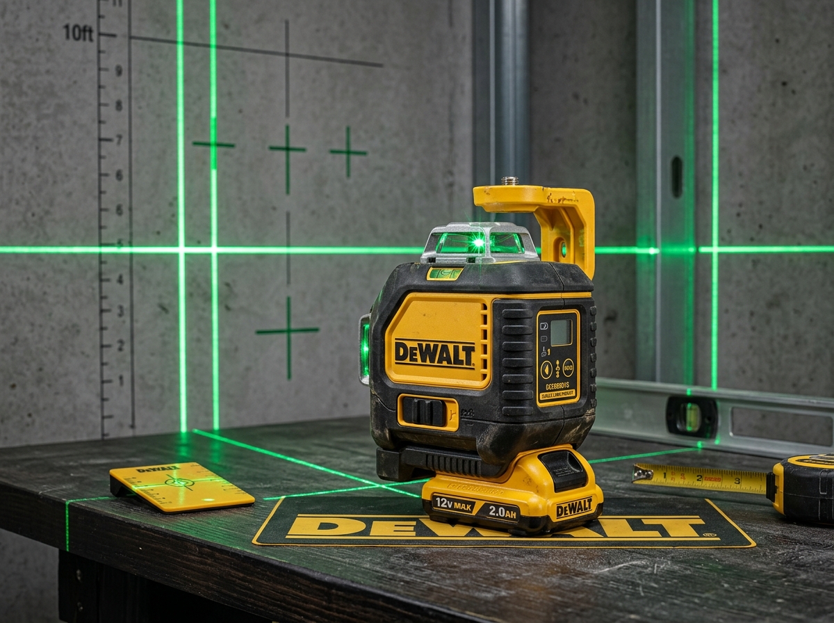 DeWalt DCE089D1G multilinjelaser 3x 360 grader