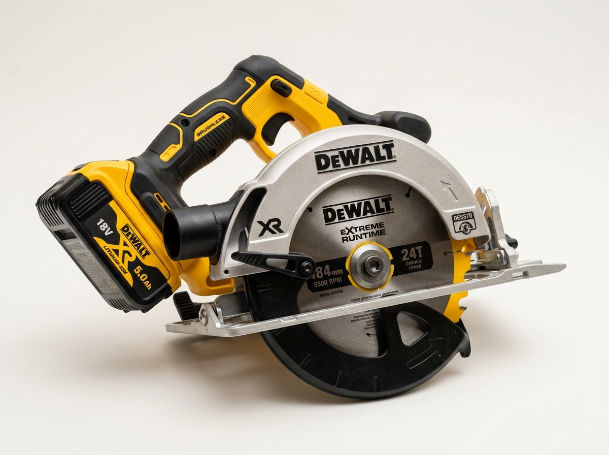 DeWalt DCS570N 18V XR kolborstfri handcirkelsåg med 184mm klinga bäst i test