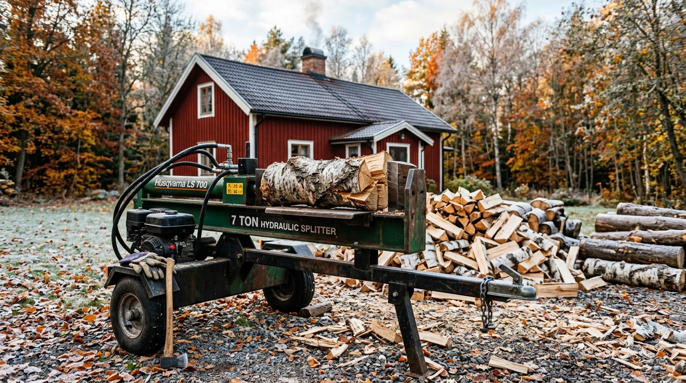 Bästa vedklyven 2026 hydraulisk vedklyv för ved till kamin och panna
