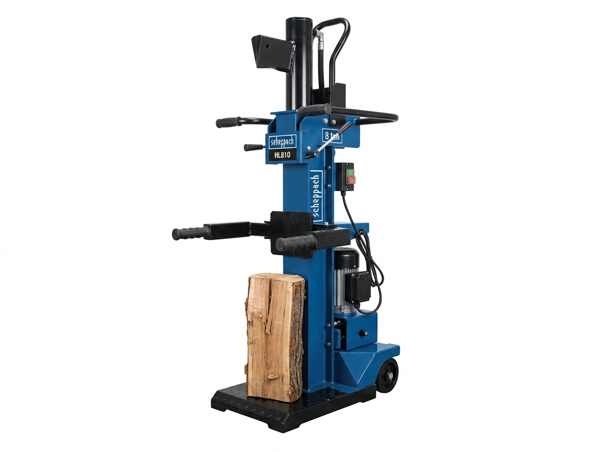 Scheppach HL810 8 ton stående vedklyv