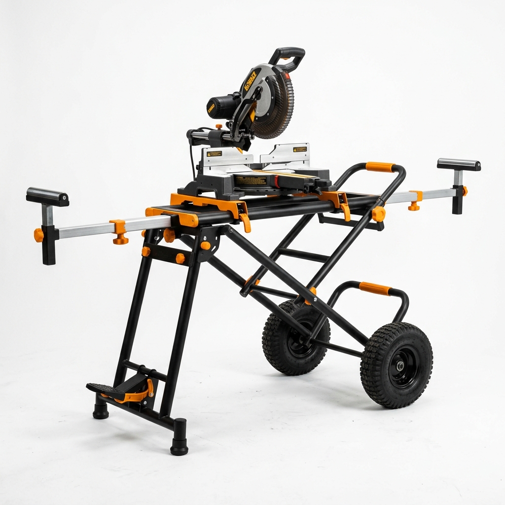 ToughBuilt TB-S600 rullbart sågbord gravity stand