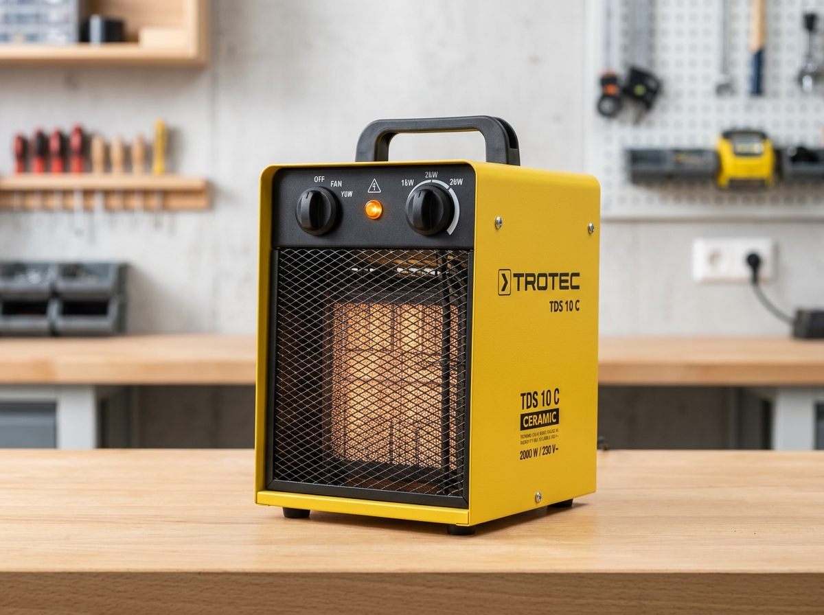 Trotec TDS 10 C Keramisk Byggfläkt 2000W bäst i test